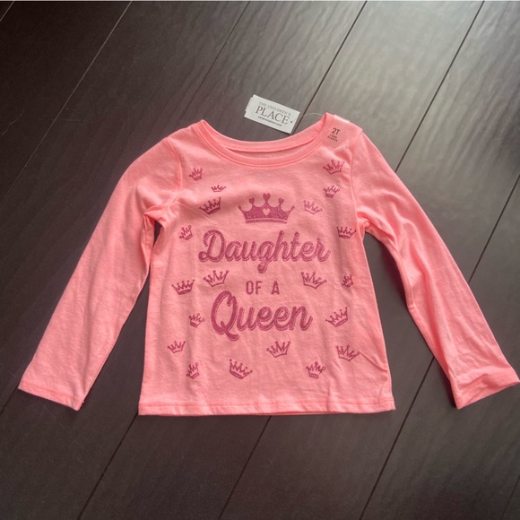 NWT The Children’s Place 3 pack toddler girl long sleeve graphic shirts size 2T - Picture 5 of 10